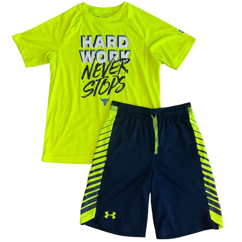 UNDER ARMOUR Boys Drifit Set Size Youth Large